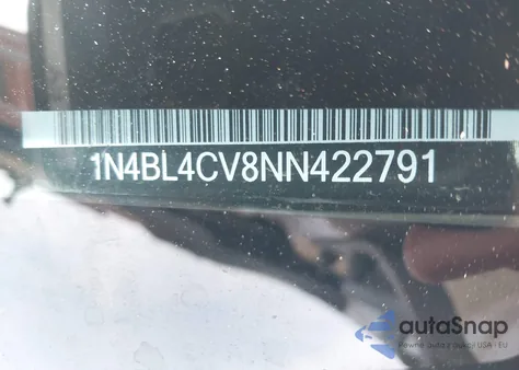 2022 Nissan Altima Sr Fwd z USA, uszkodzony, nr VIN 1N4BL4CV8NN422791